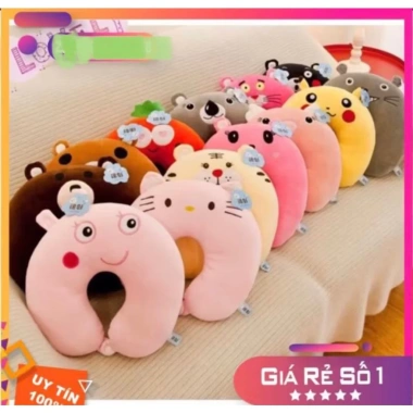 Gối tựa cổ chữ U giao màu ngẫu nhiên, giảm còn 45.000đ, hỗ trợ cổ, giấc ngủ thoải mái