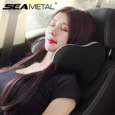 Gối tựa cổ SEAMETAL xốp hoạt tính mềm mại, tiện dụng cho xe hơi và du lịch - Giá ưu đãi 295.812₫