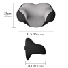 Gối tựa cổ SEAMETAL xốp hoạt tính mềm mại, tiện dụng cho xe hơi và du lịch - Giá ưu đãi 295.812₫ 3