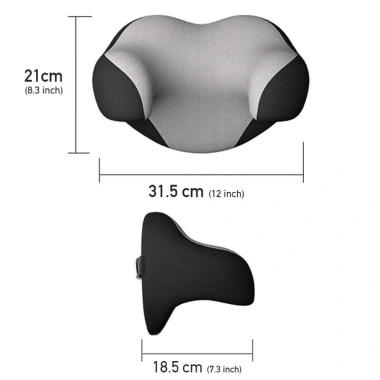 Gối tựa cổ SEAMETAL xốp hoạt tính mềm mại, tiện dụng cho xe hơi và du lịch - Giá ưu đãi 295.812₫