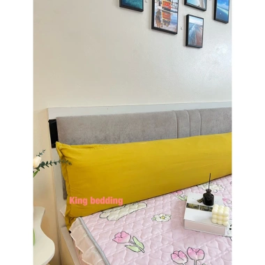 Gối tựa đầu giường đôi màu trơn KT 1m2-1m8 êm dày dặn cao cấp giá 50.000₫ 8