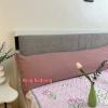 Gối tựa đầu giường đôi màu trơn KT 1m2-1m8 êm dày dặn cao cấp giá 50.000₫ 9