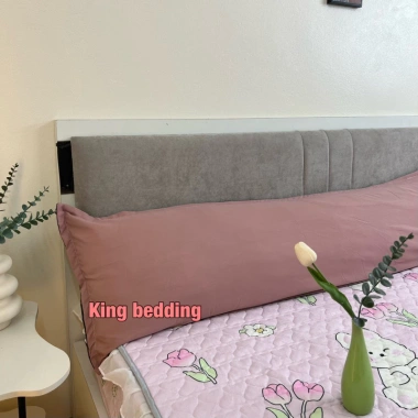 Gối tựa đầu giường đôi màu trơn KT 1m2-1m8 êm dày dặn cao cấp giá 50.000₫ 9