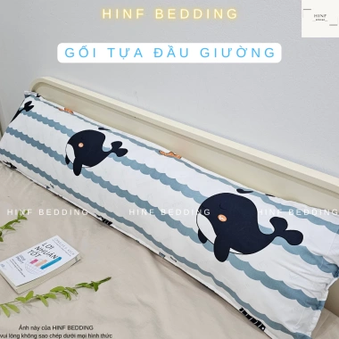 Gối tựa đầu giường gối đôi, gối ôm, có khoá kéo, tách rời chỉ 65.000 VND