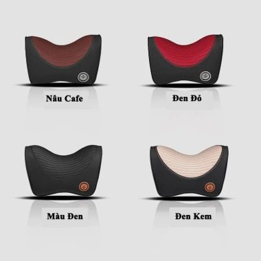 Gối tựa đầu ô tô chữ U cao su non đúc nguyên khối bọc da cao cấp - LT00T60