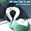 Gối tựa đầu ô tô hình chữ U hoạt hình thêu tinh tế bướu cổ PP cotton đồng hành lái xe giá 100k