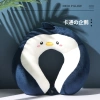 Gối tựa đầu ô tô hình chữ U hoạt hình thêu tinh tế bướu cổ PP cotton đồng hành lái xe giá 100k 2