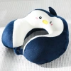 Gối tựa đầu ô tô hình chữ U hoạt hình thêu tinh tế bướu cổ PP cotton đồng hành lái xe giá 100k 4