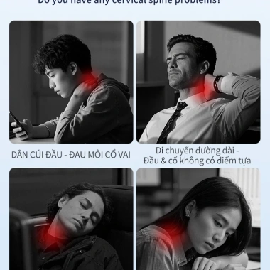 Gối U Cổ ICON Đa Năng Du Lịch & Văn Phòng - Ngừa Đau Cổ, Chống Mệt Mỏi, Tiện Dụng, Giá 64.648₫