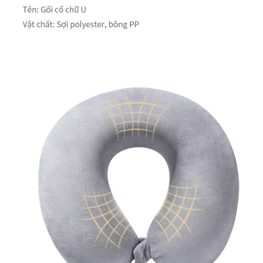 Gối U Cổ ICON Đa Năng Du Lịch & Văn Phòng - Ngừa Đau Cổ, Chống Mệt Mỏi, Tiện Dụng, Giá 64.648₫