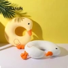Gối U YUNAUN Thêu Nhung Pha Lê Hạt Xốp Ngỗng Phim Nhật Bản Gối Du Lịch Tại Nhà