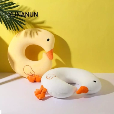 Gối U YUNAUN Thêu Nhung Pha Lê Hạt Xốp Ngỗng Phim Nhật Bản Gối Du Lịch Tại Nhà