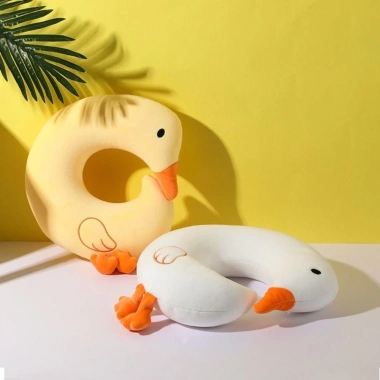 Gối U YUNAUN Thêu Nhung Pha Lê Hạt Xốp Ngỗng Phim Nhật Bản Gối Du Lịch Tại Nhà 6