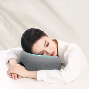 Gối úp mặt công thái học Memory Foam thoáng khí - Massage mặt & cổ toàn diện