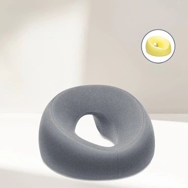 Gối úp mặt công thái học Memory Foam thoáng khí - Massage mặt & cổ toàn diện