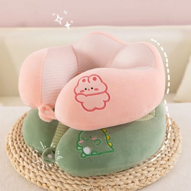Gối Văn Phòng Chữ U BAG U GOITHU849 - Cotton Bông Cao Cấp, Gối Cổ, Giá 49.000₫
