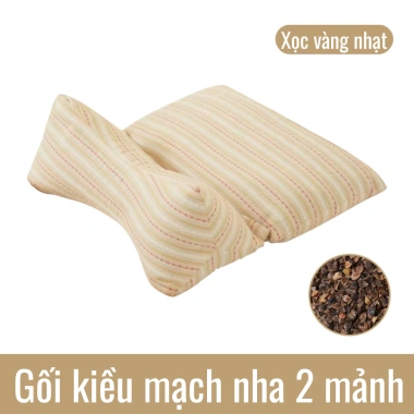 Gối Vỏ Kiều Mạch Thảo Dược cao cấp 2 mảnh – Êm ái, giảm đau cổ, đầu chỉ 200.000đ