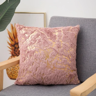 Gối vuông 45x45 lông nhung vân đá cẩm thạch - gối ôm, tựa lưng, chỉ 15.500đ