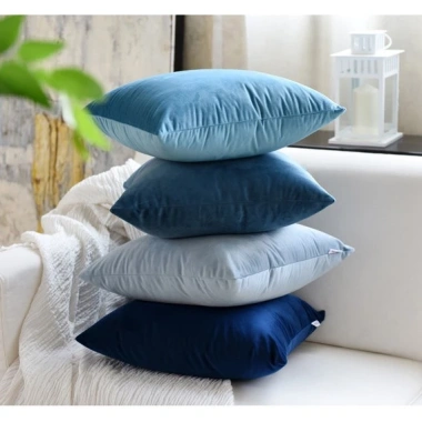 Gối vuông 45x45cm vải nhung – Tựa sofa, ôm lưng văn phòng, trang trí cafe, 23.900₫ 7