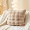 Gối vuông sofa 45x45cm vải lông chồn siêu mềm mịn, đệm êm ái - gối ôm bông gòn, decor văn phòng & quán bar, phong cách hiện đại, giảm giá 24.900₫ 6