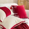 Gối Vuông Tựa Lưng Cao Cấp Thêu Đỏ Trang Trí Nhà Cửa Tết - Vỏ Áo Gối Sofa Sang Trọng, Giá Ưu Đãi 295k 3