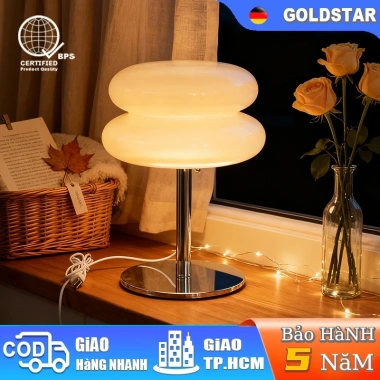 GOLDSTAR Đèn Ngủ Bông 3 Màu Đổi Đèn Đầu Giường – Giá Ưu Đãi 78.000₫