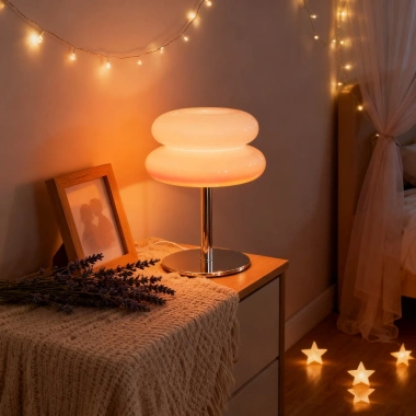 GOLDSTAR Đèn Ngủ Bông 3 Màu Đổi Đèn Đầu Giường – Giá Ưu Đãi 78.000₫