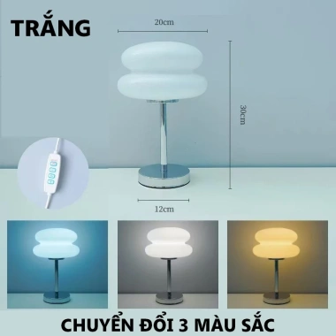 GOLDSTAR Đèn Ngủ Bông 3 Màu Đổi Đèn Đầu Giường – Giá Ưu Đãi 78.000₫