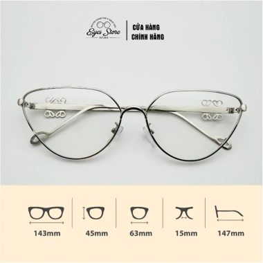 Gọng kính cận mắt mèo nữ hợp kim EYESSTORE DY016 - Giá 30.000 VNĐ, phụ kiện thời trang 2 Gọng kính cận mắt mèo nữ hợp kim EYESSTORE DY016 - Giá 30.000 VNĐ, phụ kiện thời trang 2