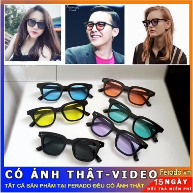Gọng kính chữ V vuông hai chấm Hàn Quốc unisex thời trang du lịch biển, đa màu, chỉ 16.900đ 2