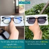 Gọng kính nam nữ cao cấp Hàn Quốc K4, mắt kính mát đổi màu, chống UV và ánh sáng xanh, cận 0° gọng to 5
