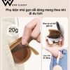 Gọng kính thời trang gấp gọn kim loại - hộp da cao, chống bụi UV, giá 32.000đ 6