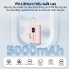 Goojodoq Mini Power Bank 5.000mAh Type‑C và Lightning, giao diện kép, màn hình LED, giá 129.000đ 8