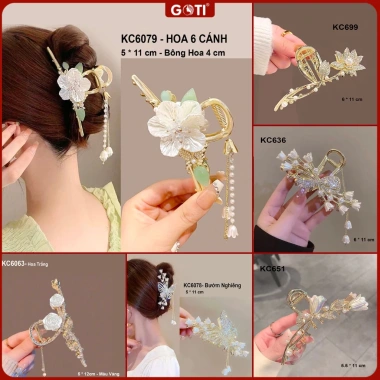 GOTI Kẹp Tóc Nữ Màu Đỏ Tết Càng Cua Kim Loại Đính Hạt Quà Tặng Giá 18.000 9 GOTI Kẹp Tóc Nữ Màu Đỏ Tết Càng Cua Kim Loại Đính Hạt Quà Tặng Giá 18.000 9