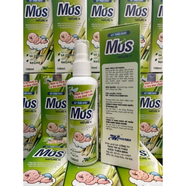 Green Mos Xịt Muỗi Thảo Dược 100ml - An Toàn Cho Trẻ Em Từ 3 Tháng, Giá Ưu Đãi 55.000