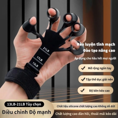 Gripow Silicone Dụng Cụ Tập Cơ Tay 3 Mức Kháng Lực - Tăng Cường Ngón Tay, Cẳng Tay, Phục Hồi Chỉ 39.000 VND