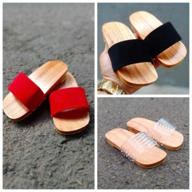 Guốc mộc bé form rộng, khuyến kích lùi size – guốc nhung quai ngang mặc bà ba, áo dài Guốc mộc bé form rộng, khuyến kích lùi size – guốc nhung quai ngang mặc bà ba, áo dài