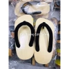 Guốc mộc bé form rộng, khuyến kích lùi size – guốc nhung quai ngang mặc bà ba, áo dài 7