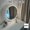 Gương Để Bàn Trang Điểm Hoa LED Cảm Ứng 3 Màu Cao Cấp - Siêu Sang, Giá 425k 2
