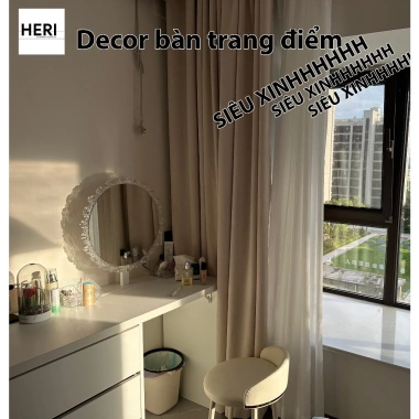 Gương Để Bàn Trang Điểm Hoa LED Cảm Ứng 3 Màu Cao Cấp - Siêu Sang, Giá 425k