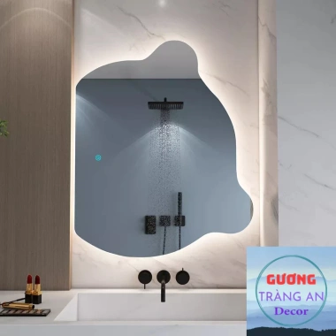 Gương Led Đầu Gấu Cảm Ứng Cao Cấp - Trang Điểm, Decor Nhà Tắm Sang Trọng, Hiện Đại, Giá 225.000₫