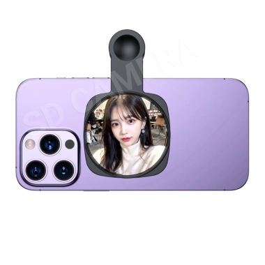 Gương selfie kẹp điện thoại, gương trang điểm tiện lợi, chỉ 29.000₫