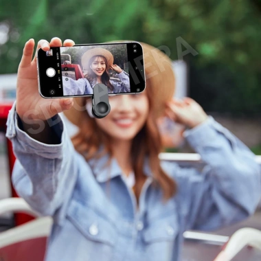 Gương selfie kẹp điện thoại, gương trang điểm tiện lợi, chỉ 29.000₫