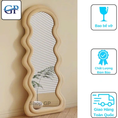 Gương sóng bọc nỉ Hàn nhập khẩu 70x170cm - Soi toàn thân, giảm giá 620k