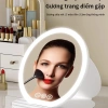 Gương trang điểm LED ICON cảm ứng 3 mức sáng, gập gọn, pin sạc, di động - giá chỉ 175k