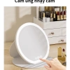 Gương Trang Điểm LED VOVOVA Gấp Gọn Cảm Ứng 3 Chế Độ Sáng Sạc Dùng Nhà Du Lịch 5