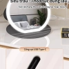 Gương Trang Điểm LED VOVOVA Gấp Gọn Cảm Ứng 3 Chế Độ Sáng Sạc Dùng Nhà Du Lịch 7