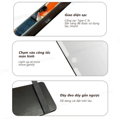 Gương Trang Điểm Ô Tô SEAMETAL – Sạc, Màn Hình Cảm Ứng, Độ Sáng 3 Màu, Che Nắng Đa Năng, Giá 87.900₫ 6 Gương Trang Điểm Ô Tô SEAMETAL – Sạc, Màn Hình Cảm Ứng, Độ Sáng 3 Màu, Che Nắng Đa Năng, Giá 87.900₫ 6