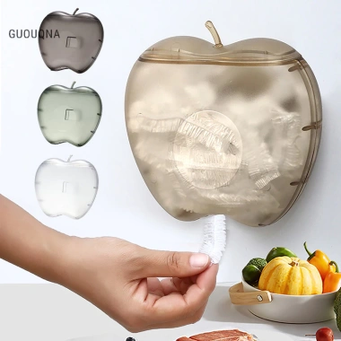 GUOUQNA Túi Giữ Tươi Hộp Bảo Quản Trong Suốt Treo Tường Chống Bụi - Hộp Trái Cây & Tắm Dùng 1 Lần, 49.600₫