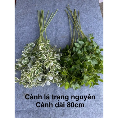 H728 Cành lá trạng nguyên giả - Trang trí bình hoa, giỏ hoa, quà Tết 42.000₫